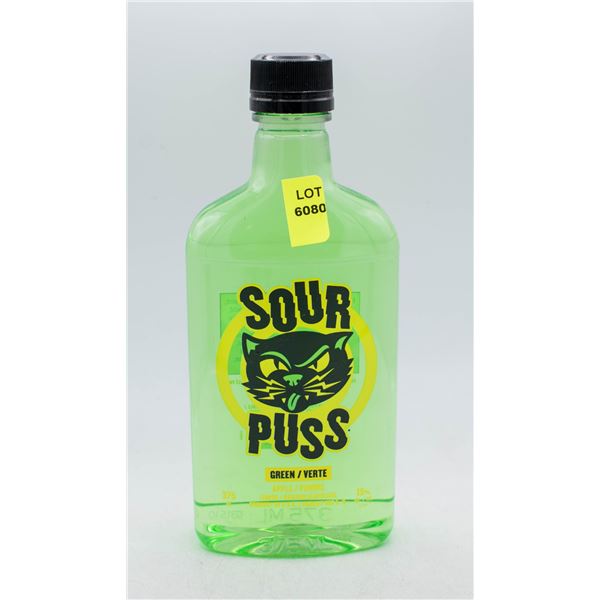 SOUR PUSS GREEN APPLE FLAVOUR 375ML 15% ABV