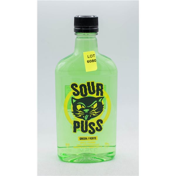 SOUR PUSS GREEN APPLE FLAVOUR 375ML 15% ABV