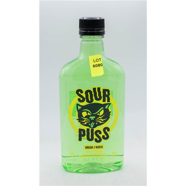 SOUR PUSS GREEN APPLE FLAVOUR 375ML 15% ABV