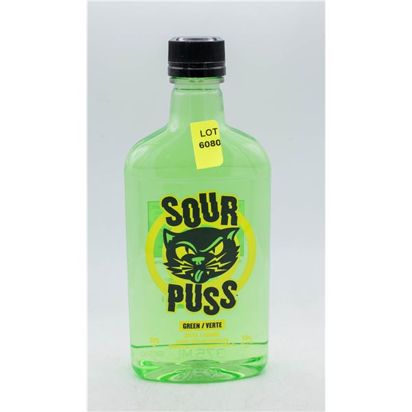 SOUR PUSS GREEN APPLE FLAVOUR 375ML 15% ABV