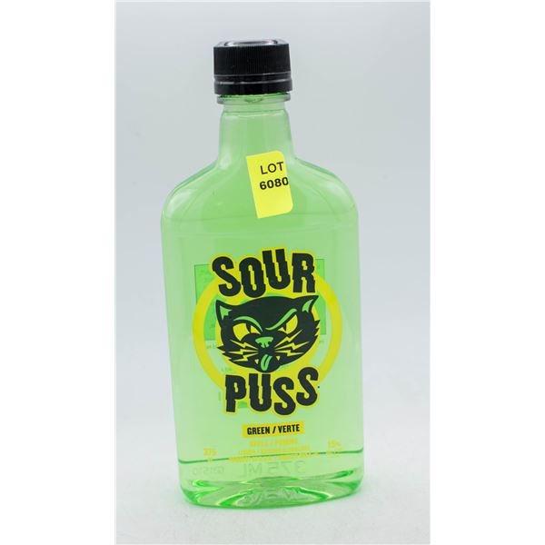 SOUR PUSS GREEN APPLE FLAVOUR 375ML 15% ABV