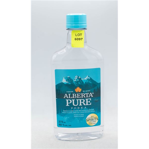 ALBERTA PURE VODKA 375ML 40% ABV