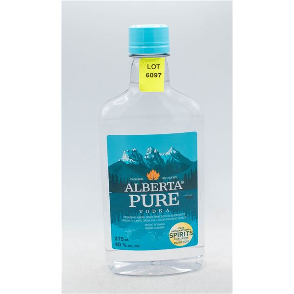 ALBERTA PURE VODKA 375ML 40% ABV