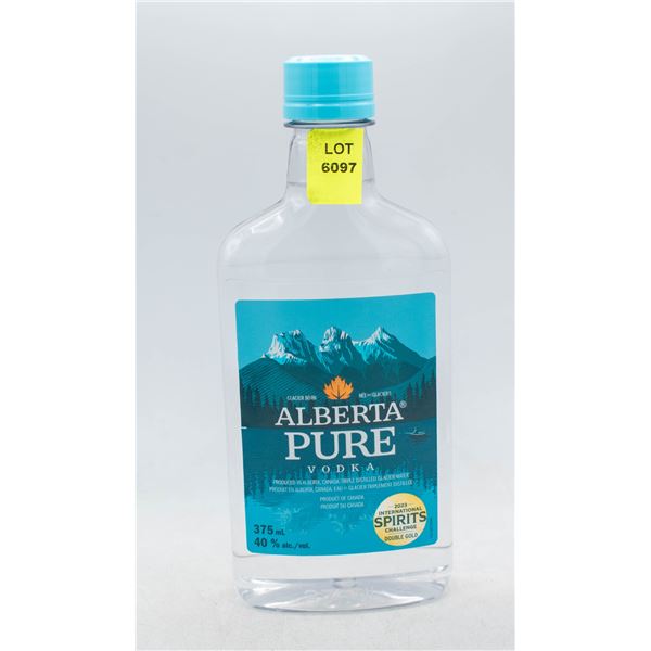 ALBERTA PURE VODKA 375ML 40% ABV