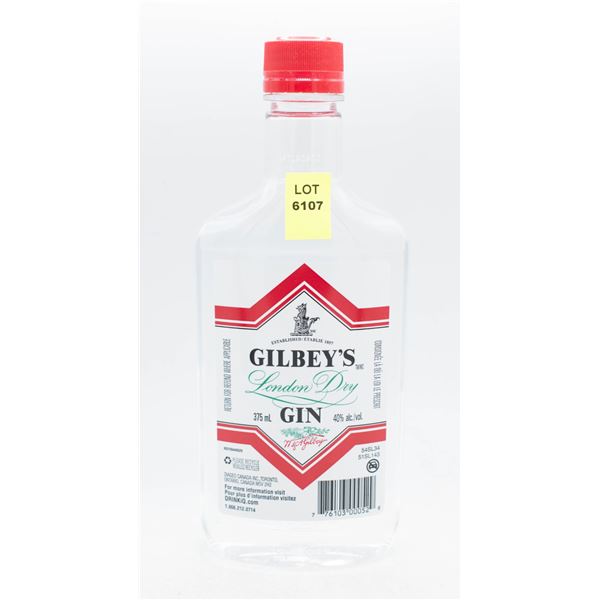 GILBY'S LONDON DRY GIN 375ML 40% ABV
