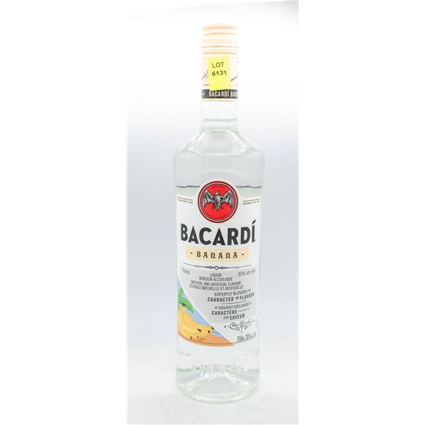 BACARDI BANANA LIQUOR 750ML 35% ABV