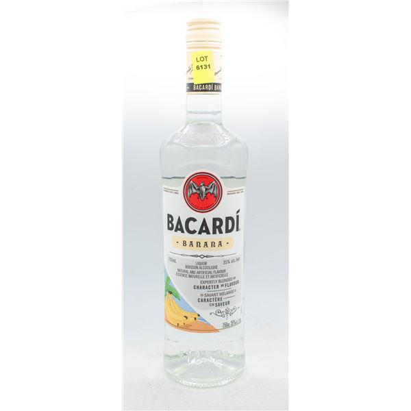 BACARDI BANANA LIQUOR 750ML 35% ABV