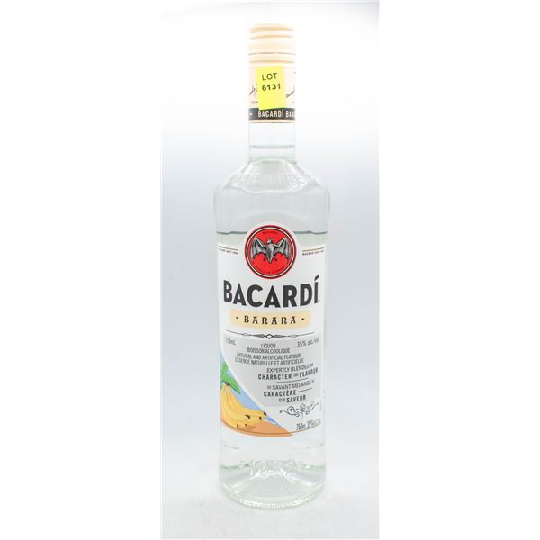 BACARDI BANANA LIQUOR 750ML 35% ABV