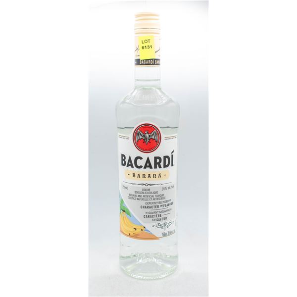 BACARDI BANANA LIQUOR 750ML 35% ABV