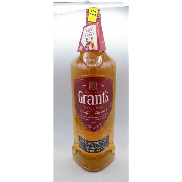 GRANTS TRIPLE WOOD BLENDED SCOTCH WHISKEY 1.14L