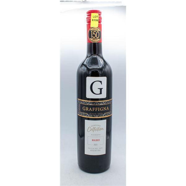 GRAFFIGNA RESERVE 2021 MALBEC 750ML 13.5% ABV