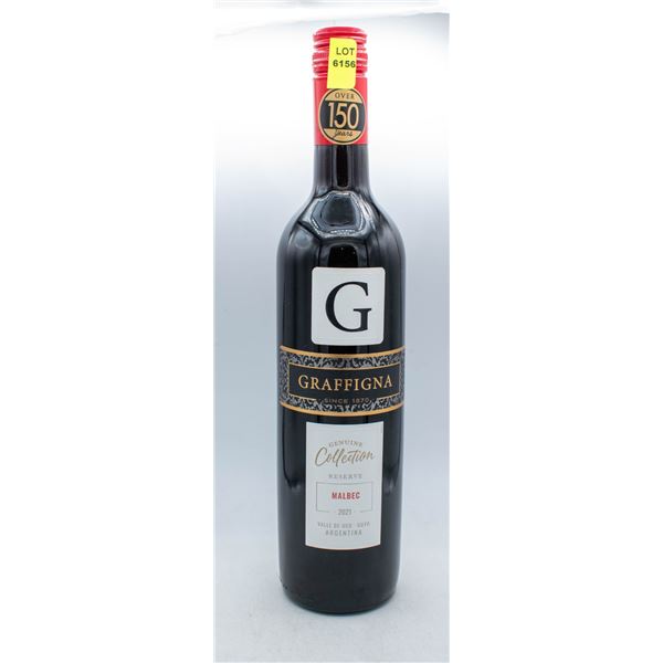 GRAFFIGNA RESERVE 2021 MALBEC 750ML 13.5% ABV