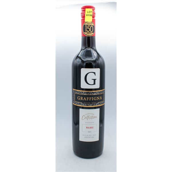 GRAFFIGNA RESERVE 2021 MALBEC 750ML 13.5% ABV