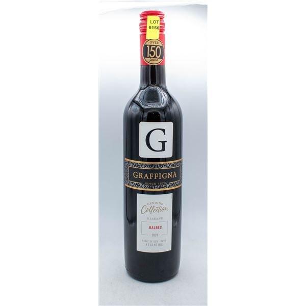 GRAFFIGNA RESERVE 2021 MALBEC 750ML 13.5% ABV
