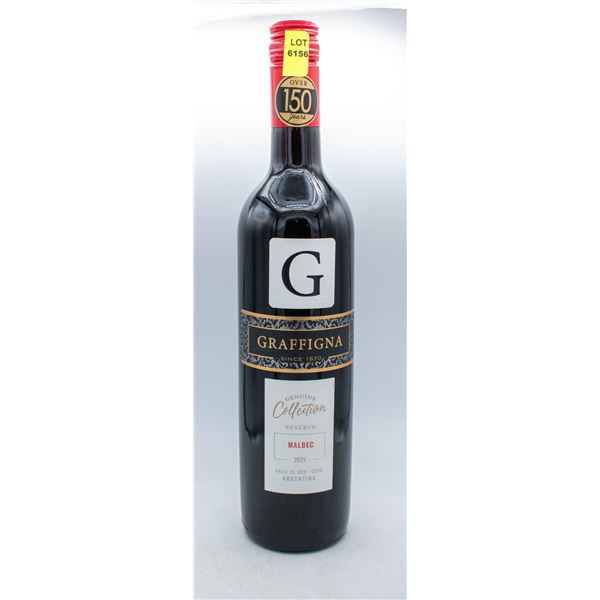 GRAFFIGNA RESERVE 2021 MALBEC 750ML 13.5% ABV