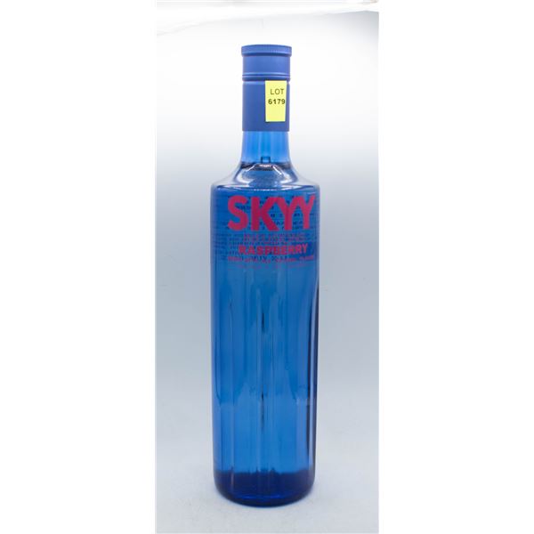 SKYY INFUSIONS RASPBERRY VODKA 750ML 35% ABV