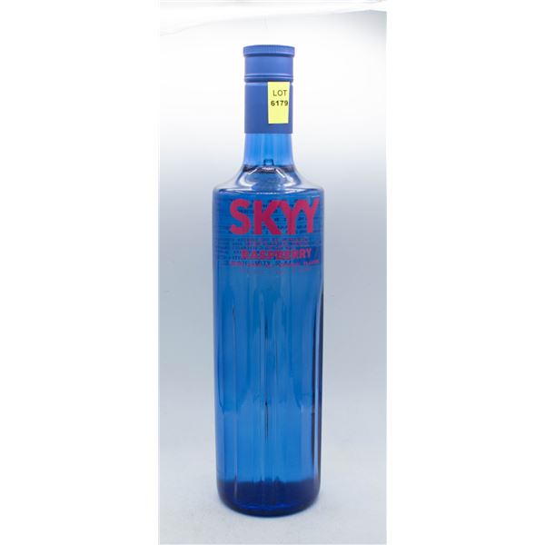 SKYY INFUSIONS RASPBERRY VODKA 750ML 35% ABV