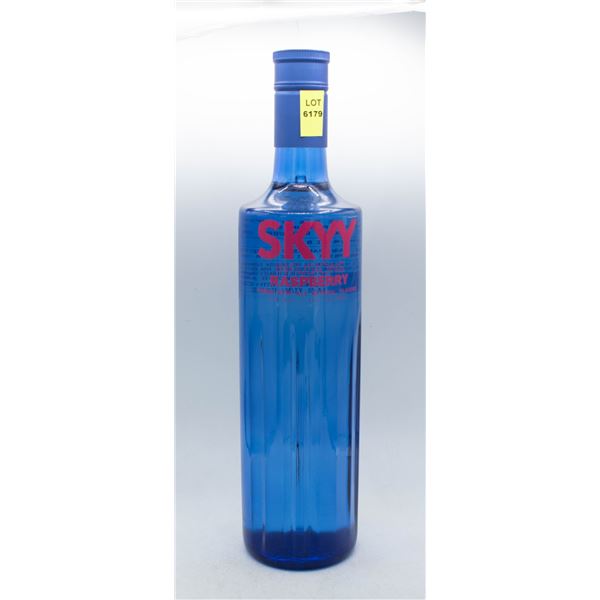 SKYY INFUSIONS RASPBERRY VODKA 750ML 35% ABV