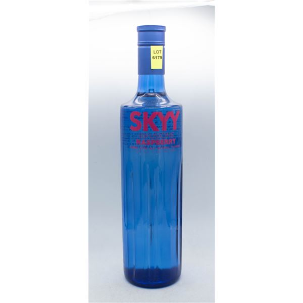 SKYY INFUSIONS RASPBERRY VODKA 750ML 35% ABV