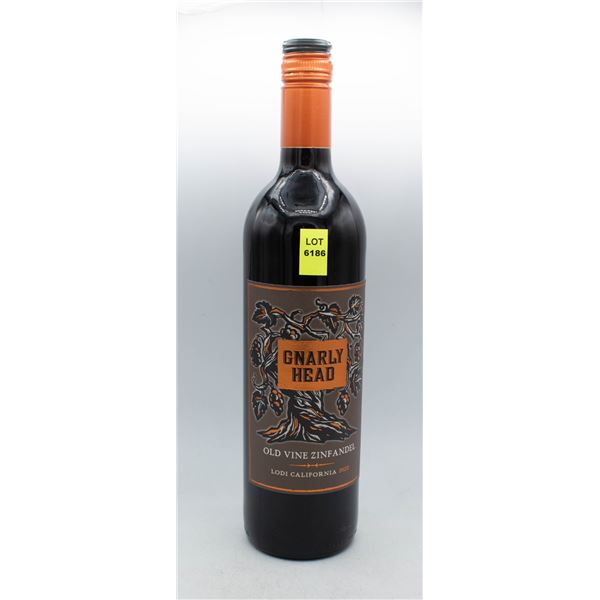 GNARLY HEAD OLD VINE ZINFANDEL 2022 750ML 14.5%