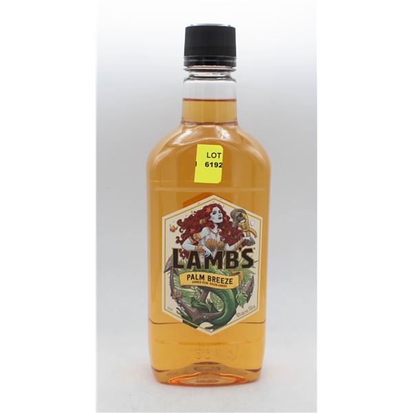 LAMB'S PALM BREEZE AMBER RUM 750ML 40% ABV