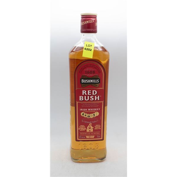BUSHMILLS RED BUSH IRISH WHISKEY 750ML 40%ABV