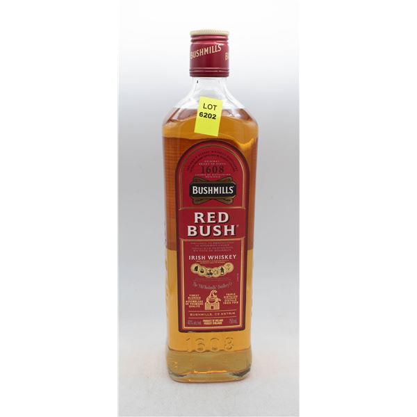 BUSHMILLS RED BUSH IRISH WHISKEY 750ML 40%ABV
