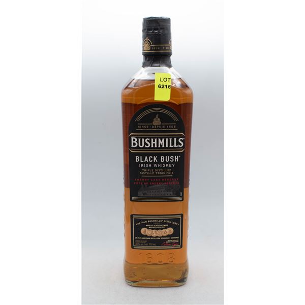 BUSHMILLS BLACK BUSH IRISH WHISKEY 750ML 40% ABV