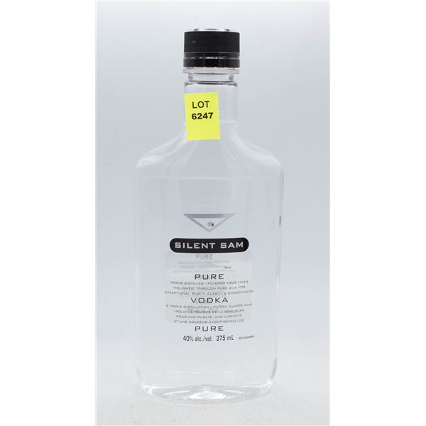SILENT SAM PURE VODKA 375ML 40% ABV