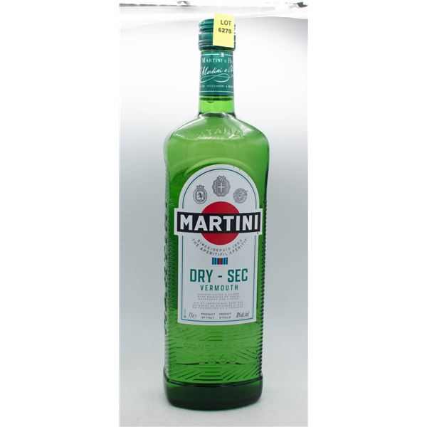 MARTINI DRY SEC VERMOUTH 1L 18% ABV