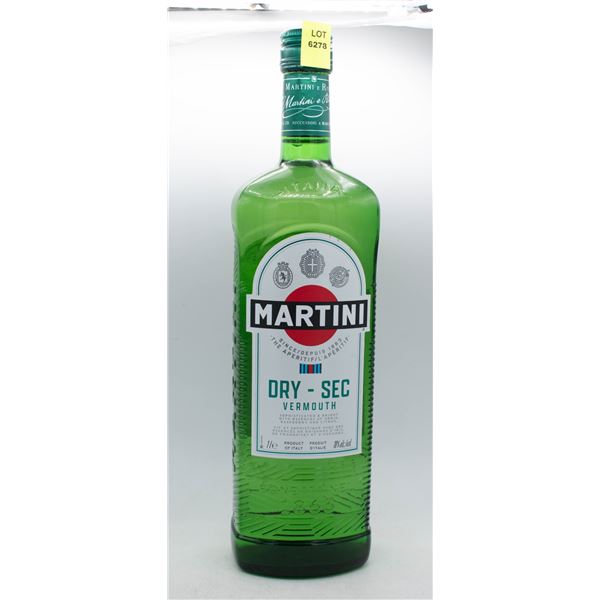 MARTINI DRY SEC VERMOUTH 1L 18% ABV