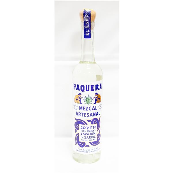 PAQUERA ARTESANAL MEZCAL 750ML 42.5% ABV