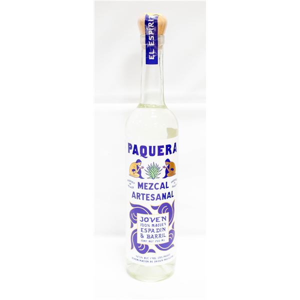 PAQUERA ARTESANAL MEZCAL 750ML 42.5% ABV