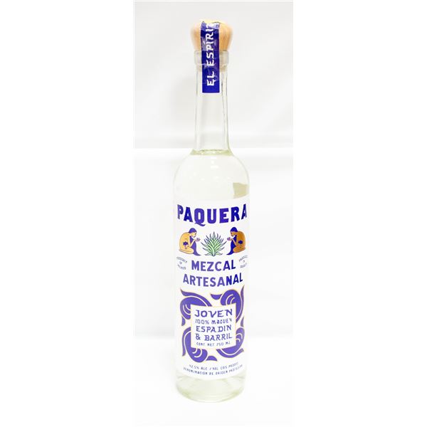 PAQUERA ARTESANAL MEZCAL 750ML 42.5% ABV
