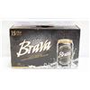 Image 1 : CASE OF 15 BRAVA BEERS 15 X 355ML 4.9% ABV