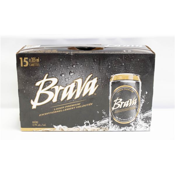 CASE OF 15 BRAVA BEERS 15 X 355ML 4.9% ABV