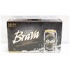 Image 1 : CASE OF 15 BRAVA BEERS 15 X 355ML 4.9% ABV