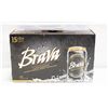 Image 1 : CASE OF 15 BRAVA BEERS 15 X 355ML 4.9% ABV
