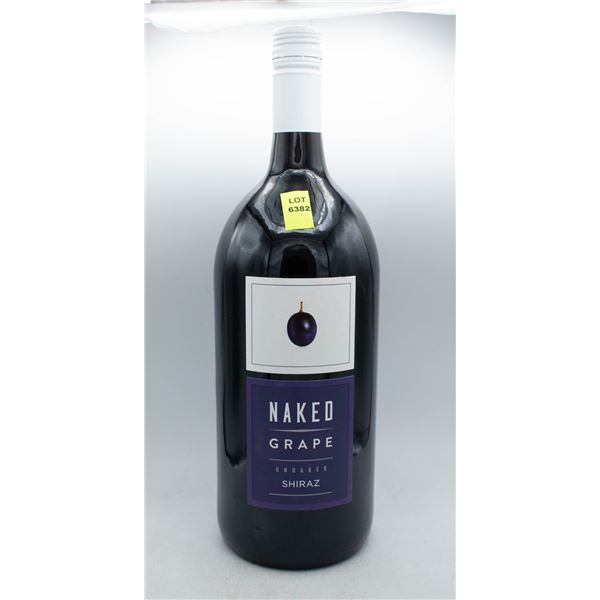 NAKED GRAPE UNOAKED SHIRAZ 1.5L 12.5% ABV