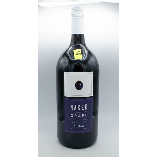NAKED GRAPE UNOAKED SHIRAZ 1.5L 12.5% ABV