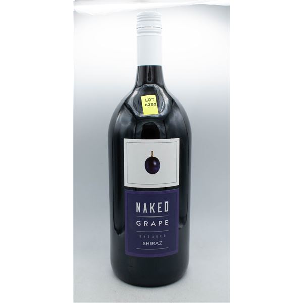 NAKED GRAPE UNOAKED SHIRAZ 1.5L 12.5% ABV