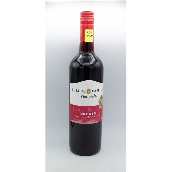 PELLER FAMILY VINEYARDS DRY RED WINE 750ML 12% ABV