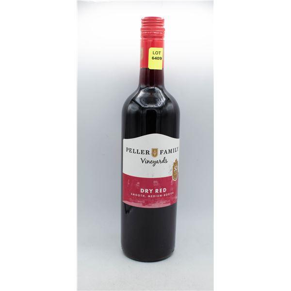PELLER FAMILY VINEYARDS DRY RED WINE 750ML 12% ABV