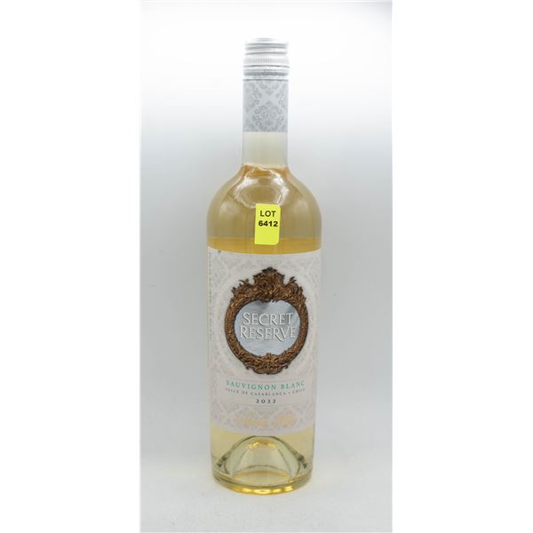 SECRET RESERVE SAUVIGNON BLANC 2022 750ML 13% ABV