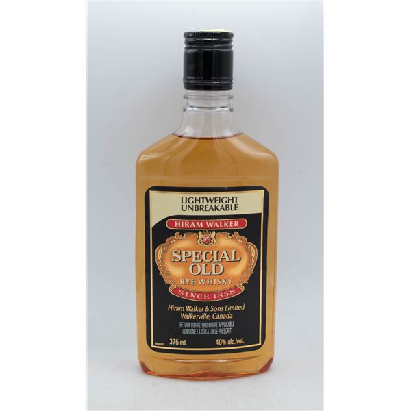 HIRAM WALKER OLD SPECIAL RYE WHISKY 375ML 40% ABV