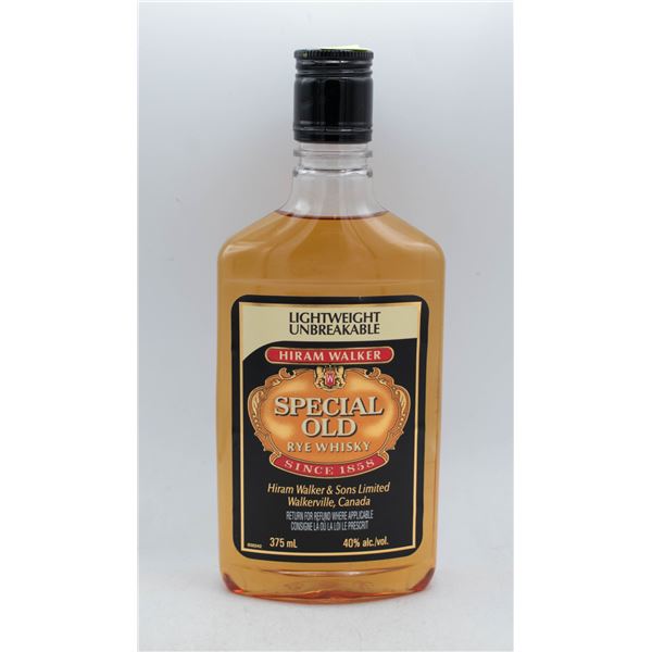 HIRAM WALKER OLD SPECIAL RYE WHISKY 375ML 40% ABV