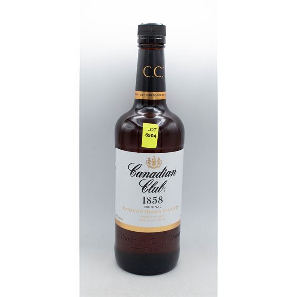 CANADIAN CLUB WHISKY 750ML 40% ABV