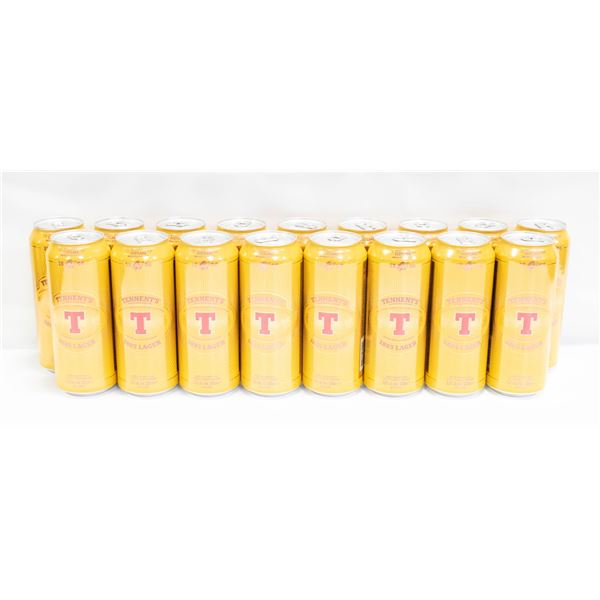 LOT OF 17 TENNENT'S 1885 LAGER 17 X 473ML 5% ABV