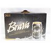 Image 1 : CASE OF 24 BRAVA BEERS 24 X 355ML 4.9% ABV