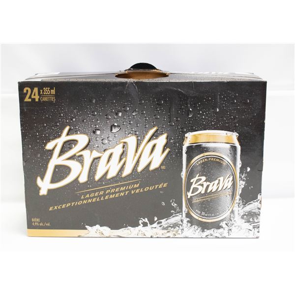 CASE OF 24 BRAVA BEERS 24 X 355ML 4.9% ABV